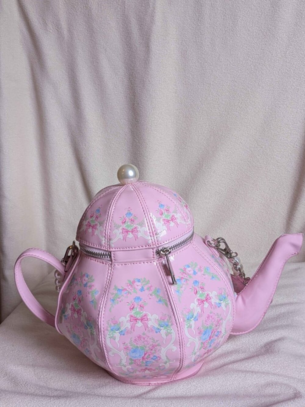 Sugar Thrillz Novelty Teapot Teacup Purse Teaparty 3D Shaped Whimsical Tea - Picture 4 of 9